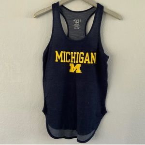 Blue 84 U of M Michigan Wolverines Racerback Tank Top